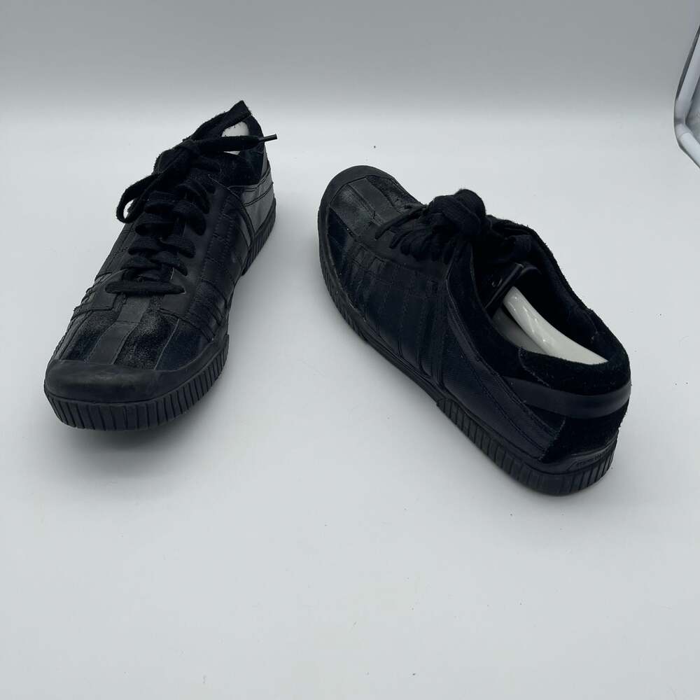 Steve Madden Falkyn Black‎ Leather Low Top Sneakers Men's Size 11